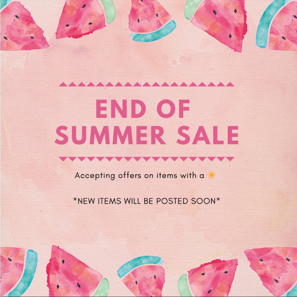End of Summer Sale Poster
